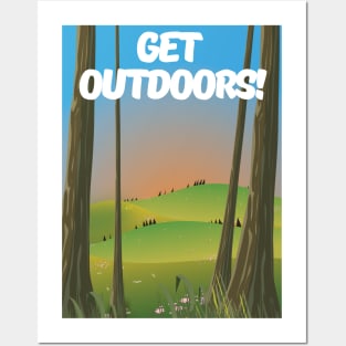 Get Outdoors! Posters and Art
